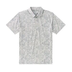 Chubbies Men's Size Large The Screen Saver Green Performance Polo Shirt NEW